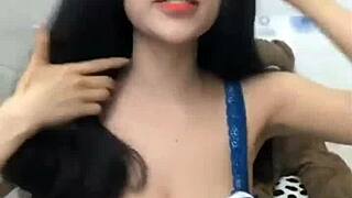 Lai Chim Khoẻ Hông Shows Off Her Big Tits