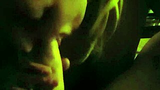 this blonde milf amateur gives an amazing blowjob in a casual setting