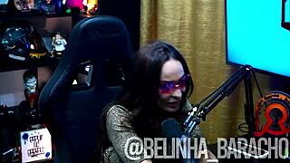 In the podcast, Ruan shines flashlight on Belinha Baracho's ass during sensual interview with dirty talk