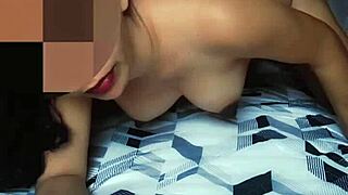 She Loves Getting Fucked Doggy Style On Her Husband's Bed!