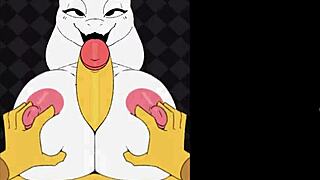 In Beatbanger, Toriel With Even Bigger Tits Engages In Sexy Banging And Titty Fuck, Leading To Cum