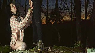 submissive cutie gets rough ass to mouth punishment in kentucky mountains