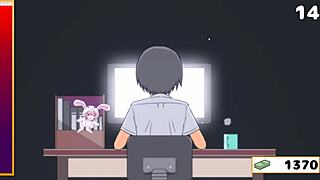 playing the game where a girl runs away from home with megu in episode 1 😊