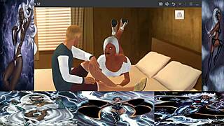Mikeg charmed storm in cartoon deepthroat 3d interracial