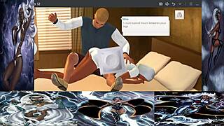 Mikeg charmed storm in cartoon deepthroat 3d interracial