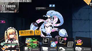 ai aino gives footjob to monster cock in hentai