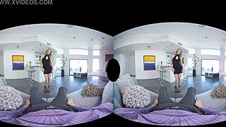 Blonde Actress Arya Fae Performs Valentine Scene With You In Vr