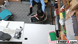 Teen Thief Penelope Reed Gets Hardcore Fucking In Garage