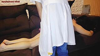 see what my wife did with the masseur at home