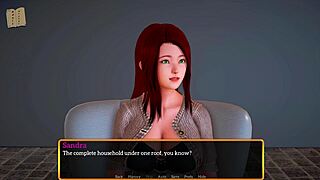 I have a new family in this hentai anime with big tits