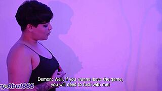 me posee un demonio y mi amiga tiene que hacerme acabar para sacarmelo todo