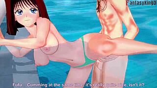 Anzu Mazaki Gets Fucked Hard by Pool