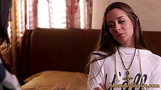 is that amazing stepmom scissoring with the lovely teen?