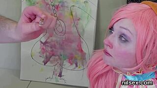 Horny sweetie, you're in for a painful butthole treatment!