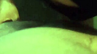 Tiny filipina fucks and eats cum in garage