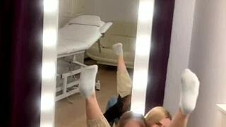 Look At These Juicy Tits! Two Russian Hotties Indulge On Camera!