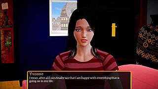 in my new family, the teen discovers erotic adventures in the hentai game