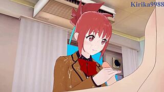 Tenka Izumo and Konomi Tatara have intense sex in chained soldier hentai