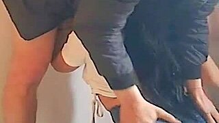 They fuck passionately without realizing they're recorded.