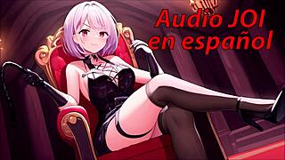 Hentai joi in spanish where new mistress humiliates you with domination.