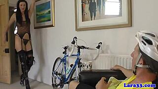 i feel her tongue on my pussy in lingerie before getting pounded