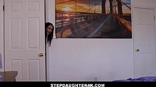 hot stepdaughter gets fucked by stepdad after staying out late
