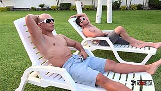 elisa sanches, the brazilian girl, gets double anal from two mexican cocks