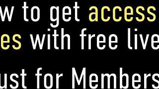 the pov clip of brunette maxine x