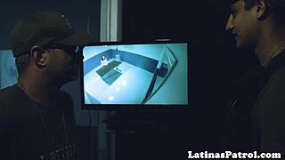 Can This Beautiful Latina Immigrant Handle the US Officer's Cock in the Office Bent Over?