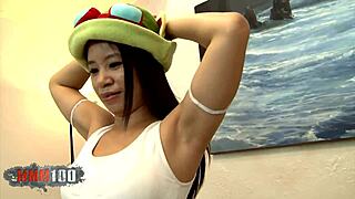 why did the asian goddess teen 18+ get fucked and facialed with cum on her petite tits