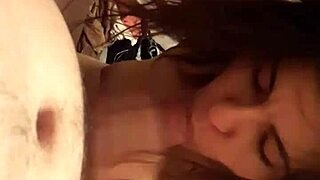 Beautiful Babe Gives Intense Blowjob To Monster Cock