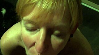 Great Blowjob in the Camping Car