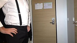 Wife Gets Intensely Inseminated by Waiter in Hotel Cuckold Missionary Deepthroat Doggystyle