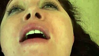 English Slut Choked in Stockings and Lingerie