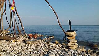 Cosplay Moana Xxx - Nude Girl Outdoors Masturbation And Fuck Dildo With Small 18+ Tits Petite Beach Public Toys Amateurs