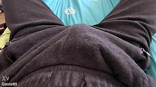 Just peeing in my pants while chilling on the bed today.