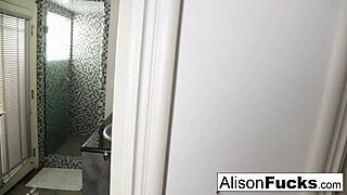 i love watching alison tyler masturbate her tight pussy in the shower