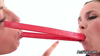 Kinky Lesbians Fisting Wet Holes