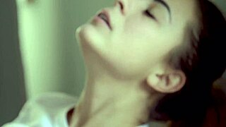 Closeup licking wife's wet pussy until intense orgasm