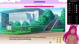 Vtuber Lewdneko plays Love Cubed part 5 in this cute dating game