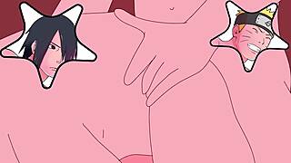 Naruto and Sasuke finally give in to their gay desires in this hot anime scene 😏💥