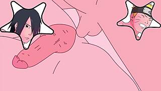 Naruto and Sasuke finally give in to their gay desires in this hot anime scene 😏💥