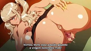 hentai anime milf prostitute with big tits and ass gets blowjob in high definition