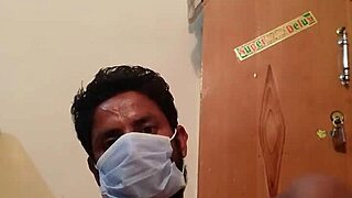 Horny gay lady boy masturbates with hot reshmi shalwar in homemade sex