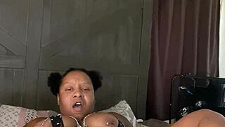 Ebony Woman Performs Solo Masturbation For Verification Purposes Using Toys