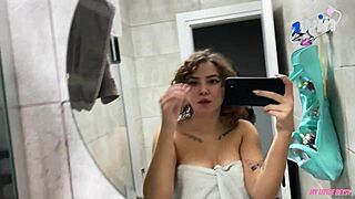 i woke him up with rough blowjob deepthroat and made him cum in my mouth after facefuck