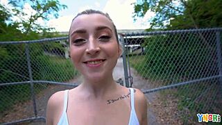 Blonde Teen 18+ Cameron Mynx Fucked Hard Outdoors