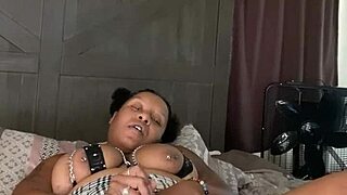 Ebony Woman Performs Solo Masturbation For Verification Purposes Using Toys