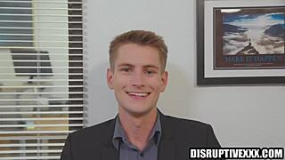 Hot Gay Sex In The Office With Monster Cock Deepthroat