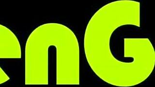 two cute teen girls from teengonzo fuck each other on the car hood with toys